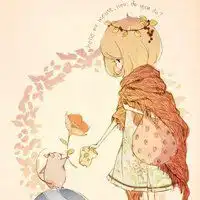 手绘插画女生头像图片微信头像图片大全