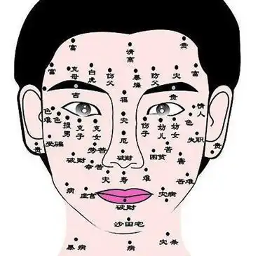 女人面部痣相图解
