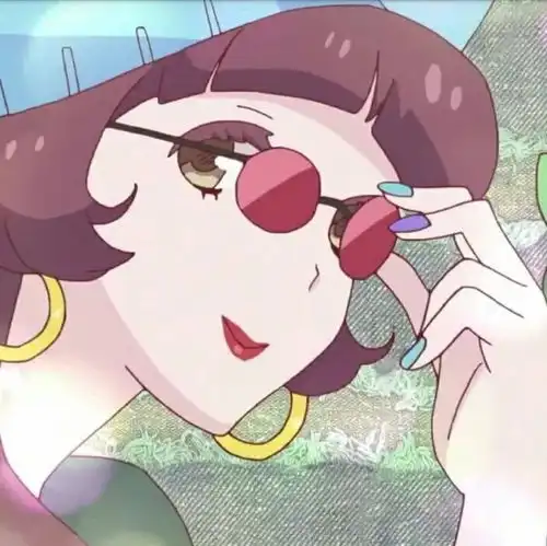 抽象搞怪头像女超脑