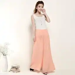 2013年夏季新款韩版时尚女雪纺长裤裙歌丽泰