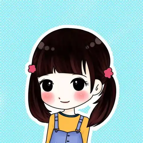 小女孩可爱头像卡通动漫