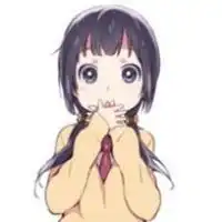 呆萌q版可爱二次元女生