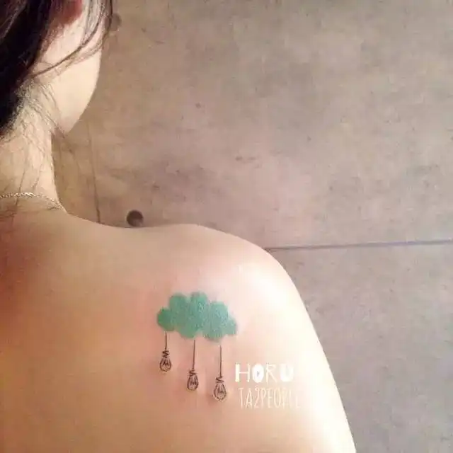 适合女生的可爱童真感小刺青韩国美女妈妈horu的作品