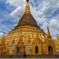 缅甸仰光大金塔高清头像图片