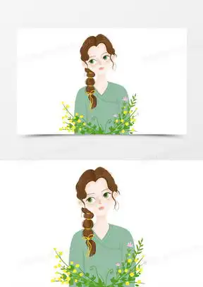 小女生素材小女生图片小女生免费模板下载熊猫办公