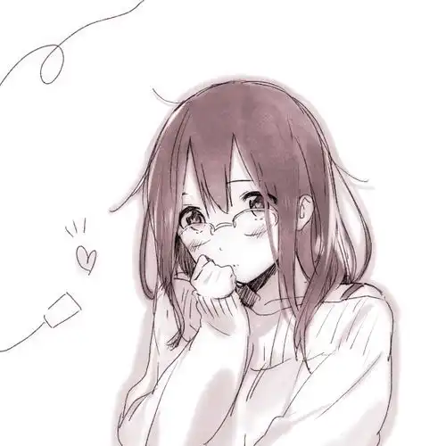 女生头像二次元黑白情侣