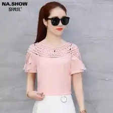 时尚雪纺女装头像上衣