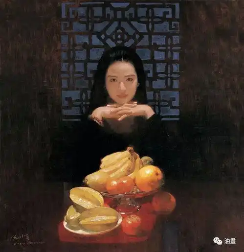 陈衍宁油画里的东方女性