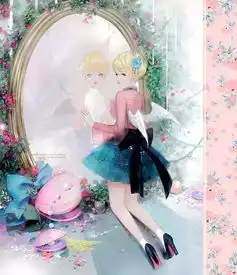 每日绘画欣赏唯美柔和的女生头像