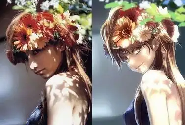 组图超逼真校园动漫美女