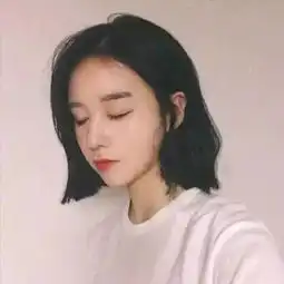qq头像女生短发丸子头女