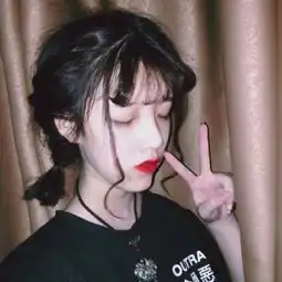 快手头像女学生可爱口罩