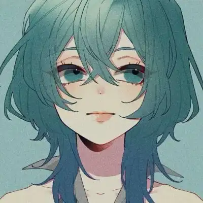 小女孩可爱头像卡通平房