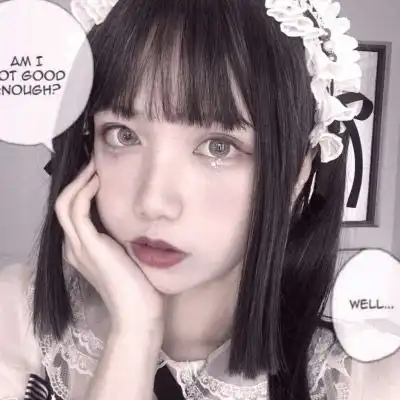 真人cos风闺蜜头像高清cosplay美女图片