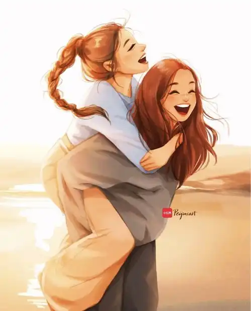 超级明媚惊艳的手绘女生头像,太治愈了