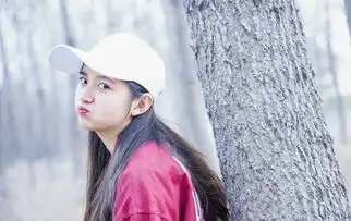 秋天落叶下的氧气棒球帽少女可爱清纯写真9
