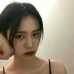 黑暗冷酷真人女头像一组高冷丧系图片