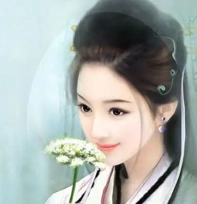 唯美古风头像女冷艳红衣