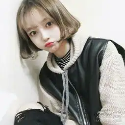 韩版头像女生短发快手