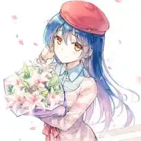 呆萌q版可爱二次元女生