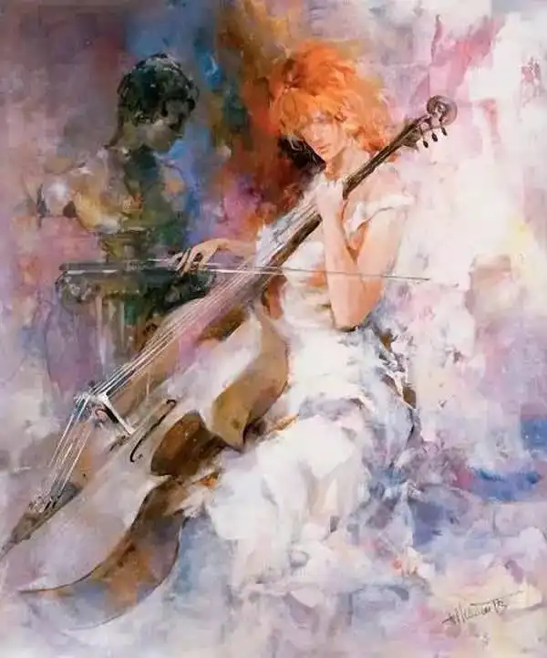 朦胧美,意境美,少女比花还娇美