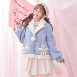 甜美可爱的少女范呢外套,穿上超显美哦