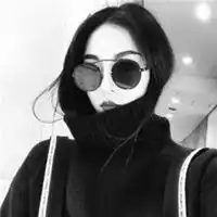 带墨镜的长发女生头像戴墨镜的长发美女图片头像
