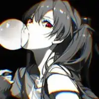 黑白色的动漫头像黑白色系动漫女生头像