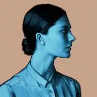 oneportraiteveryday女性人物肖像插画