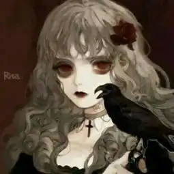 动漫女生血瞳邪魅头像红眼睛动漫女生头像