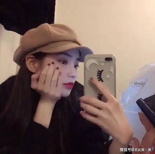 超仙女生头像遮脸渔夫帽