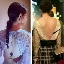 赵丽颖一直都穿仙女裙,原来是因为后背是这样的
