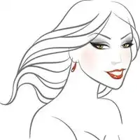女人简笔画头像侧面好看女人简笔画头像