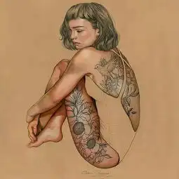 素描插画,好看的皮囊千篇一律,有趣的灵魂万里挑一