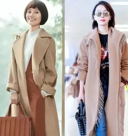 看了袁泉的风衣穿搭,才知道什么叫高级感适合3055岁女人借鉴