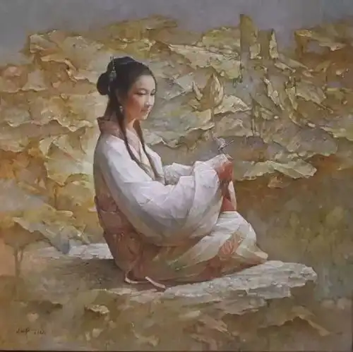 九位艺术大师油画中的东方女郎,究竟有多美