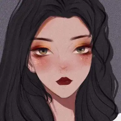 手绘高冷女头