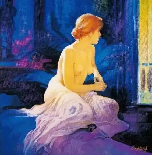 女人体油画100张