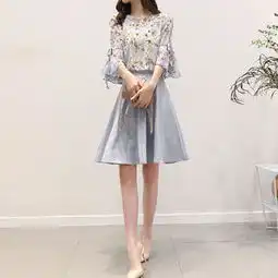 时尚雪纺女装头像半身裙