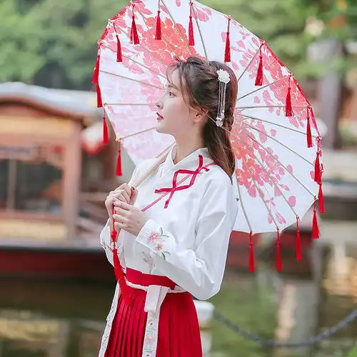 改良汉服女学生秋齐腰襦裙汉元素日常古风古装武侠风cos班服套装