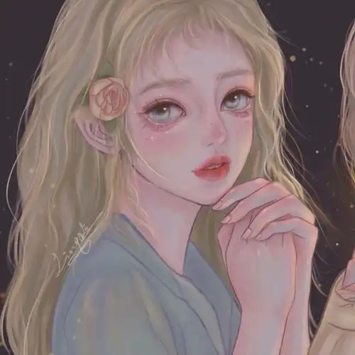 动漫绘画女头今年不谈对象