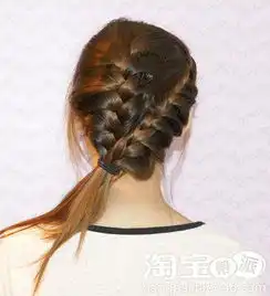 刘惜君的蜈蚣辫发型