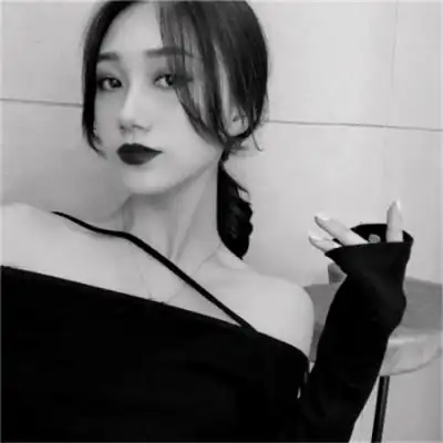 qq头像女生黑白酷霸气