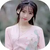 中年精致女人头像风景