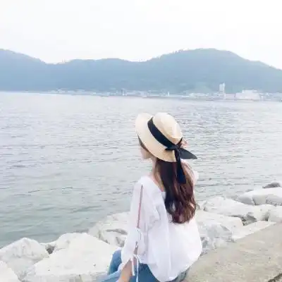 微信头像夕阳女生背影德阳