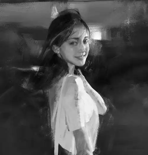 只用素描手法,把女人画这么传情