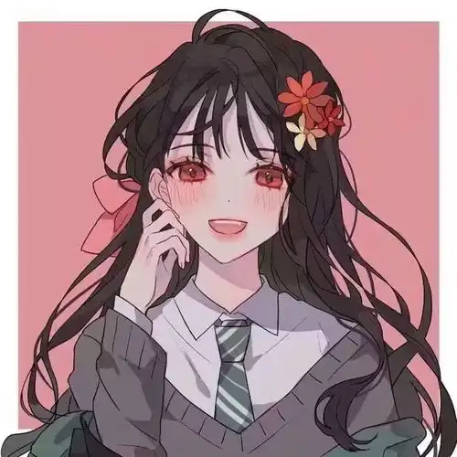 动漫女生头像温柔少女风