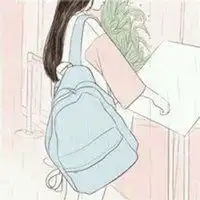 动漫头像女生唯美长发侧脸微信头像图片大全