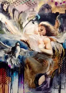 他把想象或幻想中不真实的意念表现于画布之上