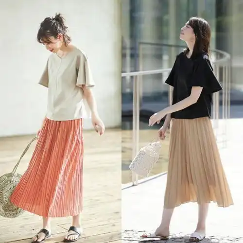 四五十岁的女人,夏天建议多穿这3种裙子,时髦显嫩还很优雅